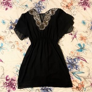 - 💜 Beaded Windsor Tunic Party or Event Dress - Size Small